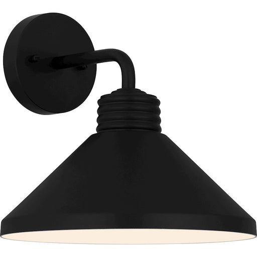 Quoizel Rencher 1 Light Outdoor Lantern, Matte Black/Metal