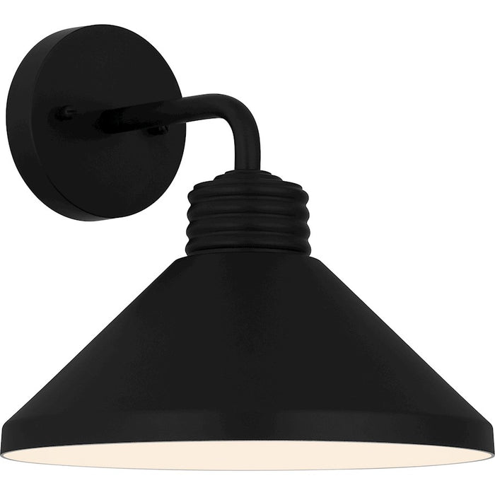 Quoizel Rencher 1 Light Outdoor Lantern, Matte Black/Metal