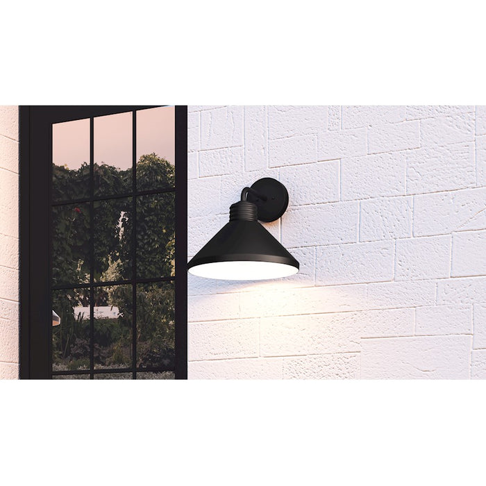 Quoizel Rencher 1 Light Outdoor Lantern, Matte Black/Metal