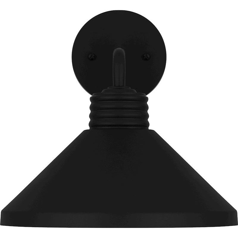 Quoizel Rencher 1 Light Outdoor Lantern, Matte Black/Metal