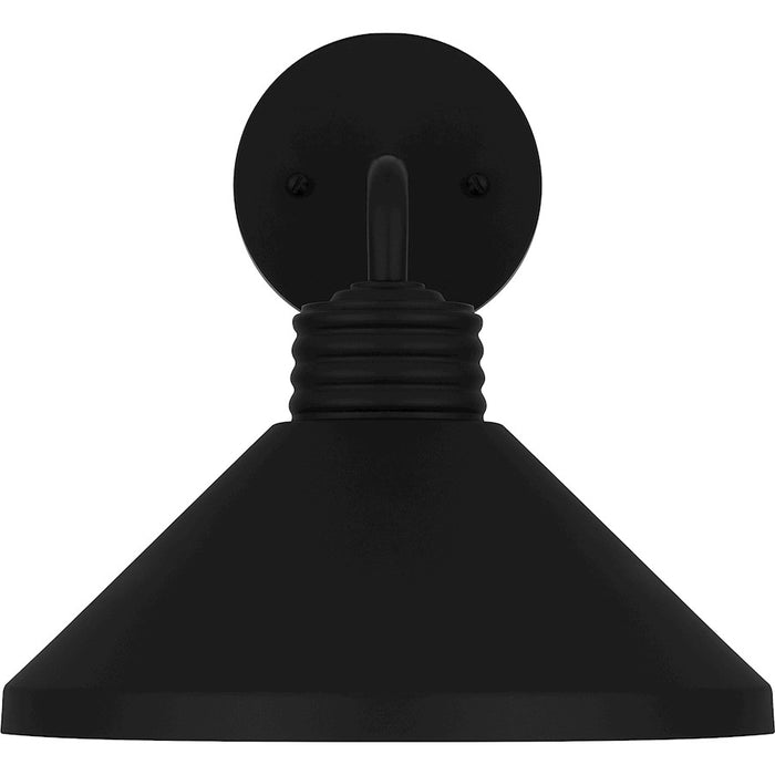 Quoizel Rencher 1 Light Outdoor Lantern, Matte Black/Metal