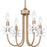 Quoizel Remy 4Light Chandelier, Bronze Gold