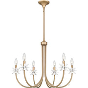 Quoizel Remy 6Light Chandelier, Bronze Gold/ - REY5030BGD