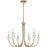 Quoizel Remy 6Light Chandelier, Bronze Gold/ - REY5030BGD