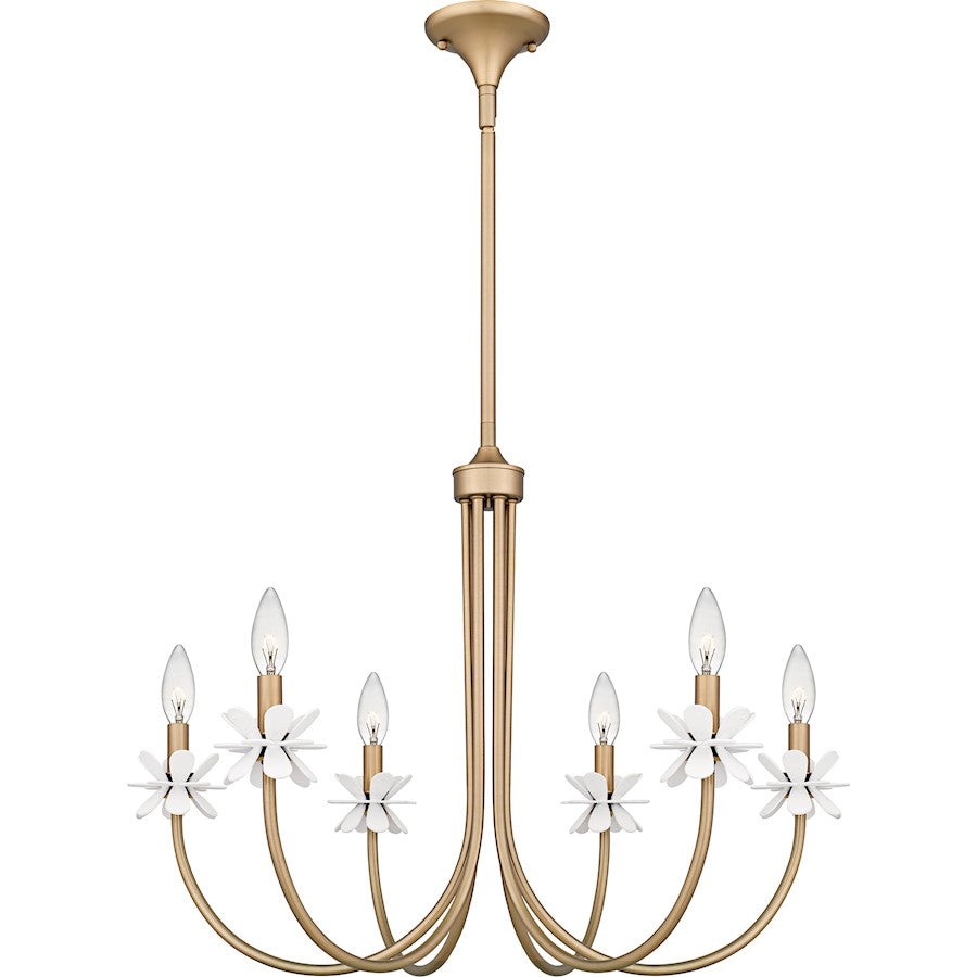 Quoizel Remy 6Light Chandelier, Bronze Gold/ - REY5030BGD