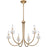 Quoizel Remy 6Light Chandelier, Bronze Gold