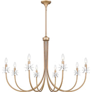 Quoizel Remy 8Light Chandelier, Bronze Gold/ - REY5042BGD