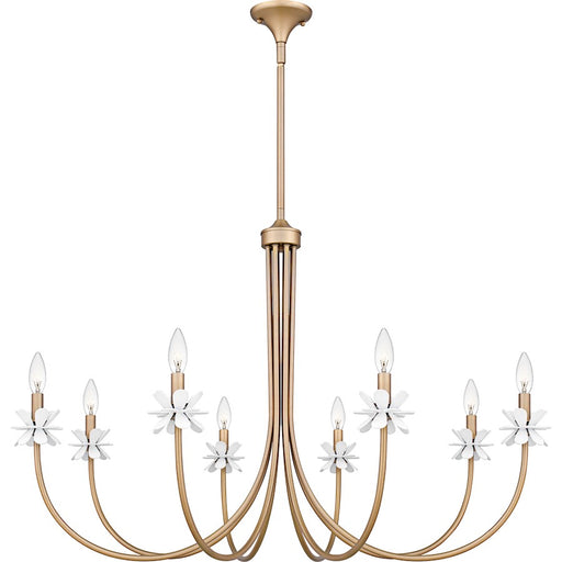 Quoizel Remy 8Light Chandelier, Bronze Gold/ - REY5042BGD