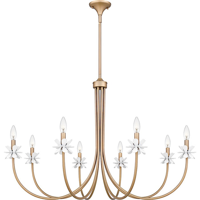 Quoizel Remy 8Light Chandelier, Bronze Gold/ - REY5042BGD