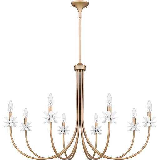 Quoizel Remy 8Light Chandelier, Bronze Gold
