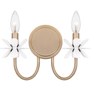 Quoizel Remy 2Light Wall Sconce, Bronze Gold/ - REY8812BGD