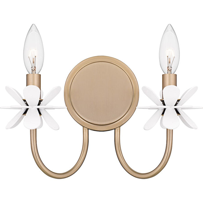 Quoizel Remy 2Light Wall Sconce, Bronze Gold/ - REY8812BGD