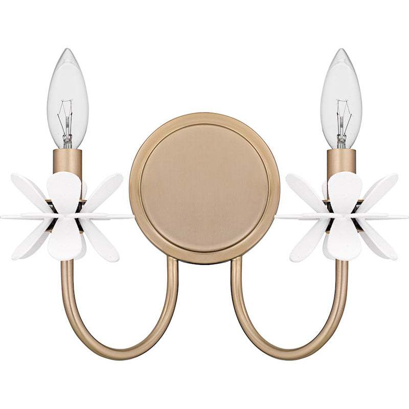 Quoizel Remy 2Light Wall Sconce, Bronze Gold