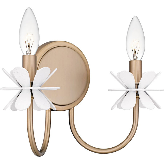 Quoizel Remy 2Light Wall Sconce, Bronze Gold