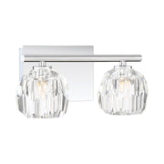 Quoizel Regalia 2 Light Bath Vanity, Polished Chrome
