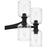 Quoizel Ramada 16 Light Island Light, Matte Black/Clear Ribbed Glass