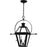 Quoizel Rue De Royal 2Lt Outdoor Lantern, Black/Clear/Tempering Panel