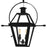 Quoizel Rue De Royal 2Lt Outdoor Lantern, Black/Clear/Tempering Panel