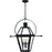 Quoizel Rue De Royal 4Lt Outdoor Lantern, Black/Clear/Tempering