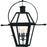 Quoizel Rue De Royal 4Lt Outdoor Lantern, Black/Clear/Tempering