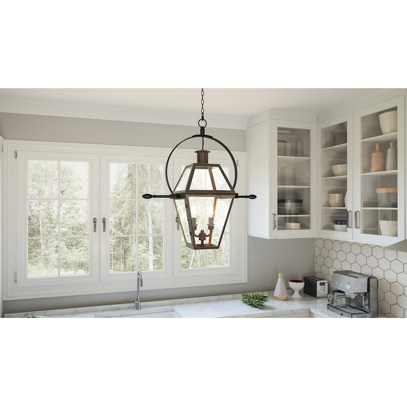 Quoizel Rue De Royal Pendant, Clear