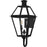Quoizel Rue De Royal 2Light Outdoor Lantern, Earth Black/Clear Glass