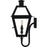 Quoizel Rue De Royal 2Light Outdoor Lantern, Earth Black/Clear Glass