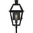 Quoizel Rue De Royal 1Lt Outdoor Lantern, Black/Clear/Tempering