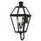 Quoizel Rue De Royal 4Lt 30" Outdoor Lantern, Black/Clear/Tempering - RO8414EK