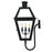 Quoizel Rue De Royal 4Lt 30" Outdoor Lantern, Black/Clear/Tempering