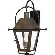 Quoizel Rue De Royal 1 Light Large Outdoor Wall Lantern, Bronze
