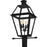 Quoizel Rue De Royal 4Lt 26" Outdoor Lantern, Black/Clear/Tempering
