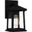 Quoizel Satterfield 1 Light Outdoor Lantern, Black/Clear Seedy