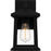 Quoizel Satterfield 1 Light Outdoor Lantern, Black/Clear Seedy