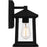 Quoizel Satterfield 1 Light Outdoor Lantern, Black/Clear Seedy