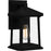 Quoizel Satterfield 1 Light Outdoor Lantern, Black/Clear Seedy