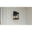Quoizel Satterfield 1 Light Outdoor Lantern, Black/Clear Seedy