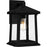 Quoizel Satterfield 1 Light Outdoor Lantern, Black/Clear Seedy
