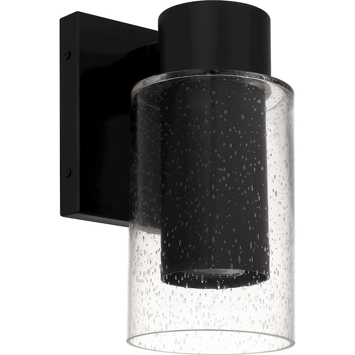 Quoizel Sawyer 1Lt 10" Outdoor Lantern, Black/Clear Seedy