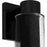 Quoizel Sawyer 1Lt 10" Outdoor Lantern, Black/Clear Seedy