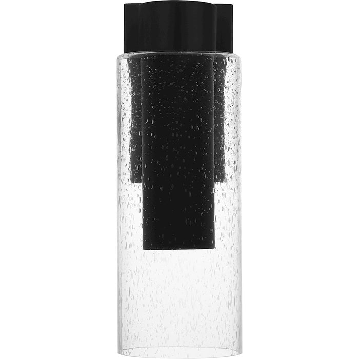 Quoizel Sawyer 1Lt 15" Outdoor Lantern, Black/Clear Seedy