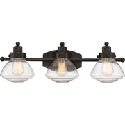Quoizel Scholar 3 Bath Light, Palladian Bronze