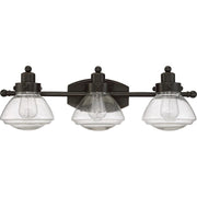 Quoizel Scholar 3 Bath Light, Palladian Bronze