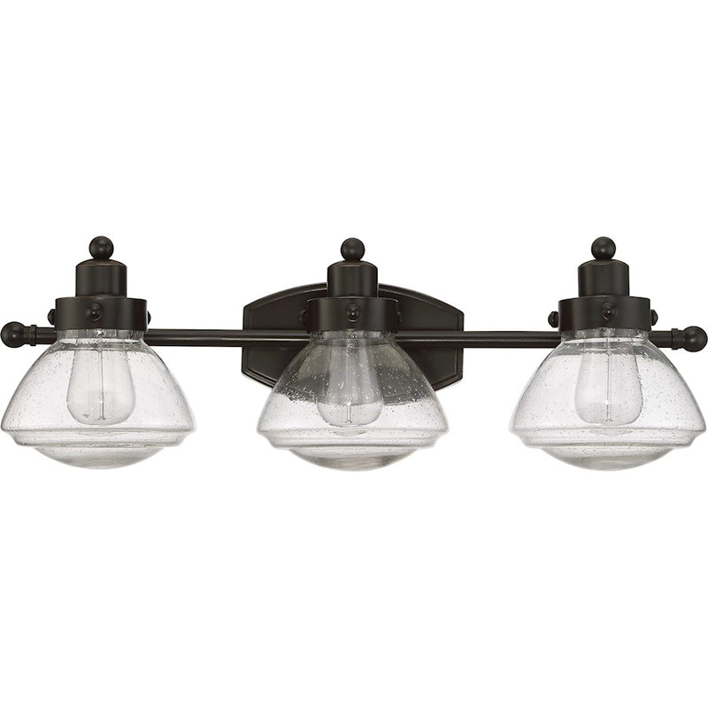 Quoizel Scholar 3 Bath Light, Palladian Bronze