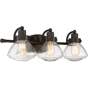 Quoizel Scholar 3 Bath Light, Palladian Bronze