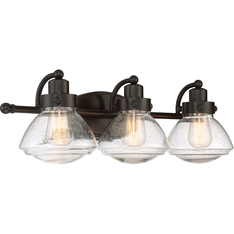 Quoizel Scholar 3 Bath Light, Palladian Bronze