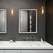 Quoizel Sidwell Mini Pendant, Weathered Brass