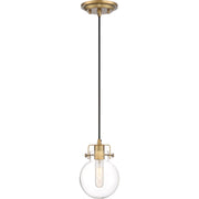Quoizel Sidwell Mini Pendant, Weathered Brass