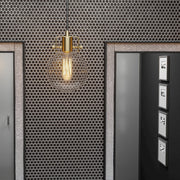 Quoizel Sidwell Mini Pendant, Weathered Brass