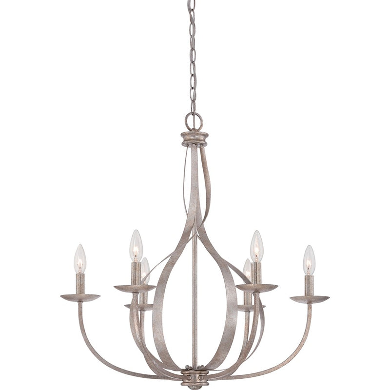 Quoizel Serenity Chandelier, Italian Fresco